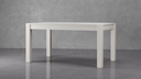 Grayson Creamy White Oak Modern Rustic Dining Table