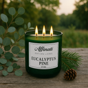 Eucalyptus Pine 3-Wick Candle – 17 oz