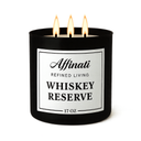 Whiskey Reserve 3-Wick Candle – 17 oz