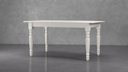 Sawyer Creamy White Oak Farmhouse Dining Table