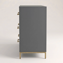 Better Wood 6-Drawer Dresser, Dusty Blue