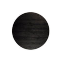 47" Hazel Round Dining Table, Black Oak