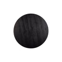 59" Hazel Round Dining Table, Black Oak