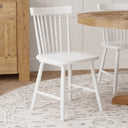 Lyra White Windsor Dining Chairs, Set of 2