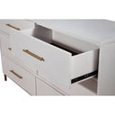Better Wood 6-Drawer Dresser, Creamy White