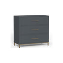 Better Wood 3-Drawer Small Chest, Dusty Blue