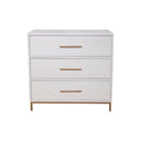 Better Wood 3-Drawer Small Chest, Creamy White