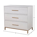 Better Wood 3-Drawer Small Chest, Creamy White