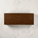 Trestle Farmhouse Extendable Dining Table X-Base, Walnut Brown
