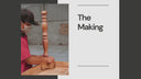 Granham Ash Caramel Oak Farmhouse Dining Table